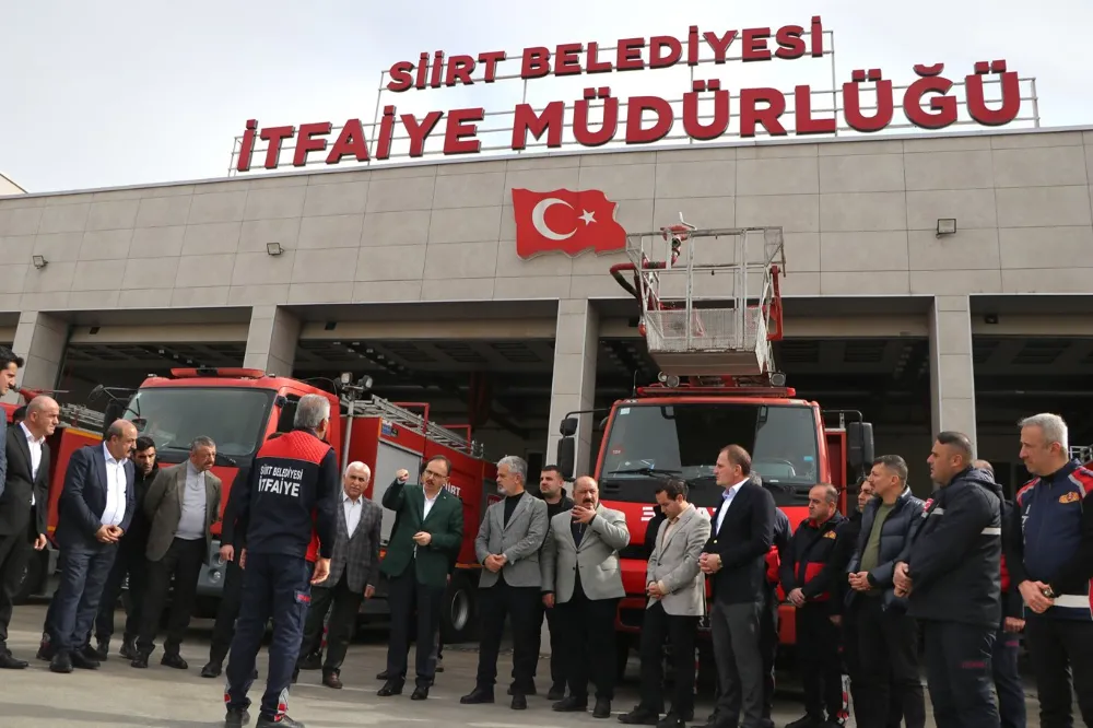 Siirt Belediyesi İtfaiye Filosunu Güçlendiriyor