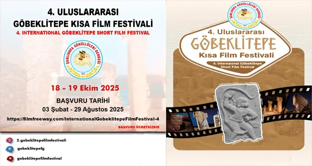 4.Uluslararası Göbeklitepe Kısa Film Festivali İçin Başvurular Başladı 