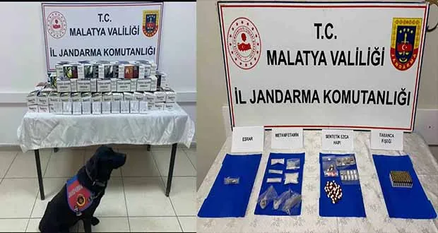 Malatya’da Kaçakçılık Ve Uyuşturucu Operasyonu: : 4 Şüpheliden 1