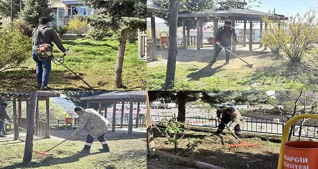 Arapgir Belediyesi’nden Kütüphane Bahçesine Bahar Dokunuşu