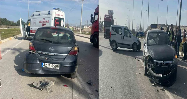 Ticari Araç İle Otomobil Çarpıştı: 5 Yaralı