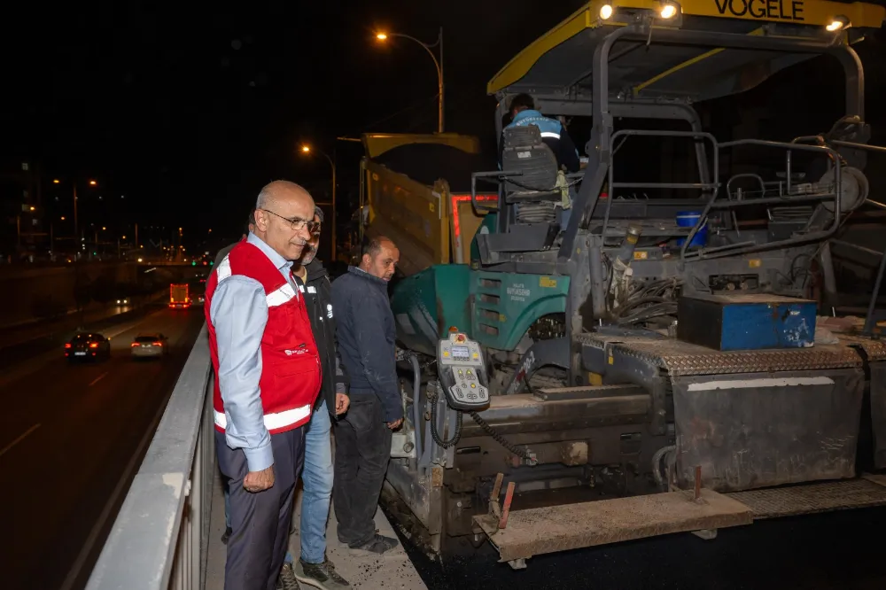 Malatya Büyükşehir Belediyesi’nden 7/24 Yol Mesaisi