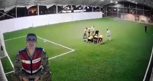 Halı Sahada Futbol Oynayan Jandarma Astsubay Hayatını Kaybetti