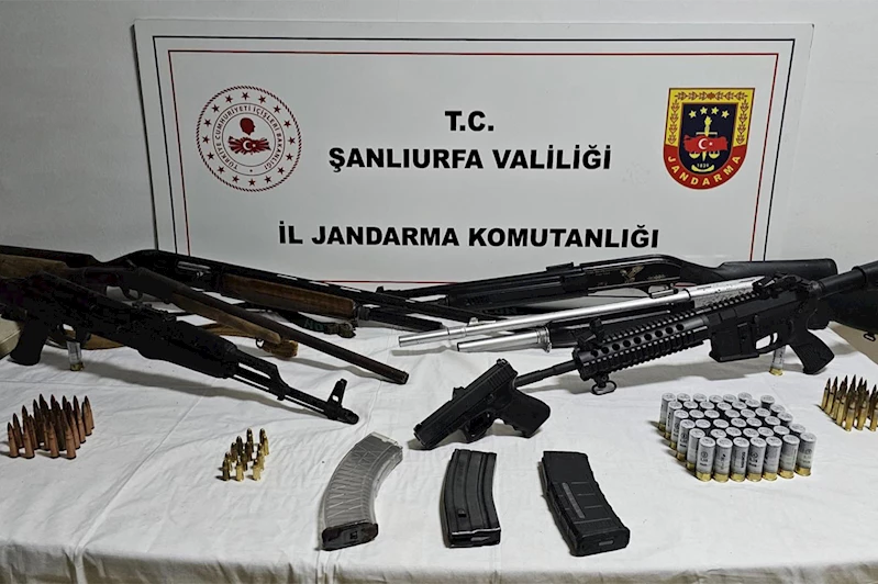 Şanlıurfa’da ruhsatsız silah operasyonu