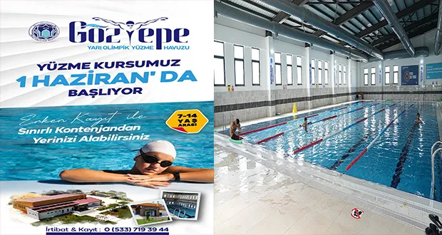 Battalgazi Belediyesi Yüzme Kulübü’nde Yeni Dönem: Kurslar 1 Haziran’da Başlıyor