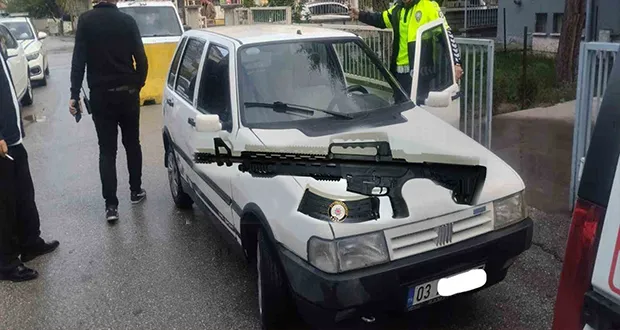 Magandalar Polisten Kaçamadı