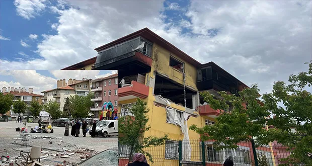 Patlayan Doğalgaz Onlarca Kişiyi Evsiz Bıraktı