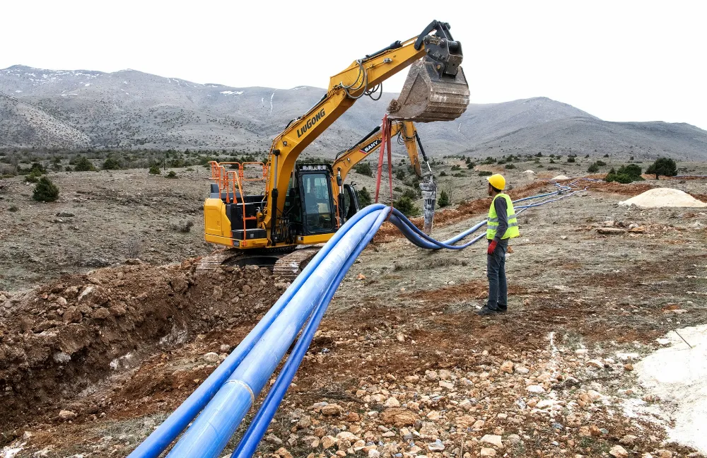  MASKİ’den Doğanşehir Çığlık, Kelhalil, Polatdere’ye 8 Bin 100 Metre Altyapı