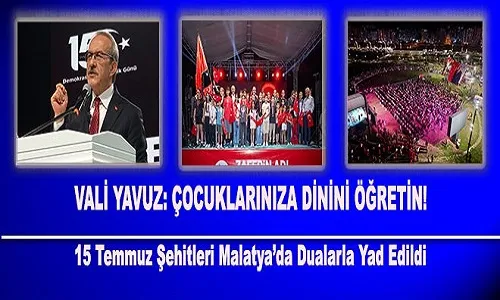 Vali Yavuz: Çocuklarınıza Dinini Öğretin!